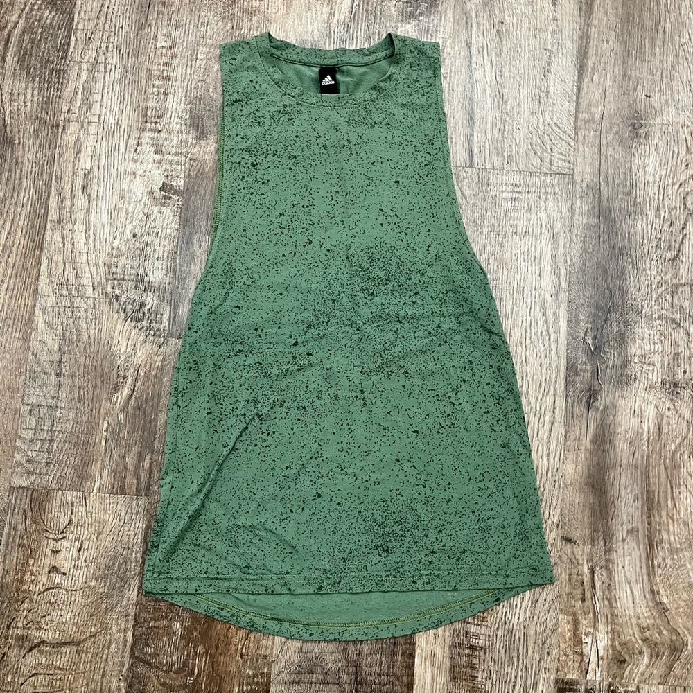 Green size medium Adidas tank top